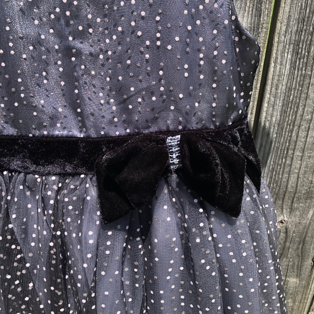 Nannette Kids Holiday Dress with Black Shrug - Picture 4 of 7